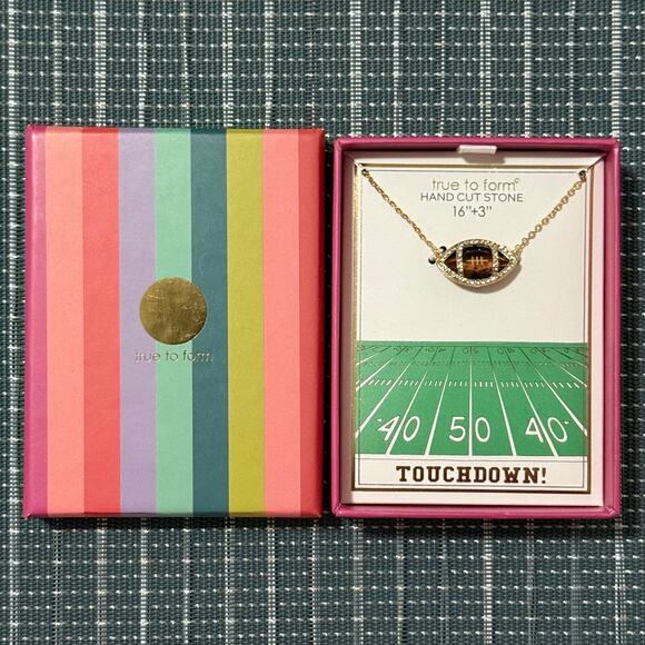 NEW | True to Form | Football Theme Necklace - Picture 2 of 2